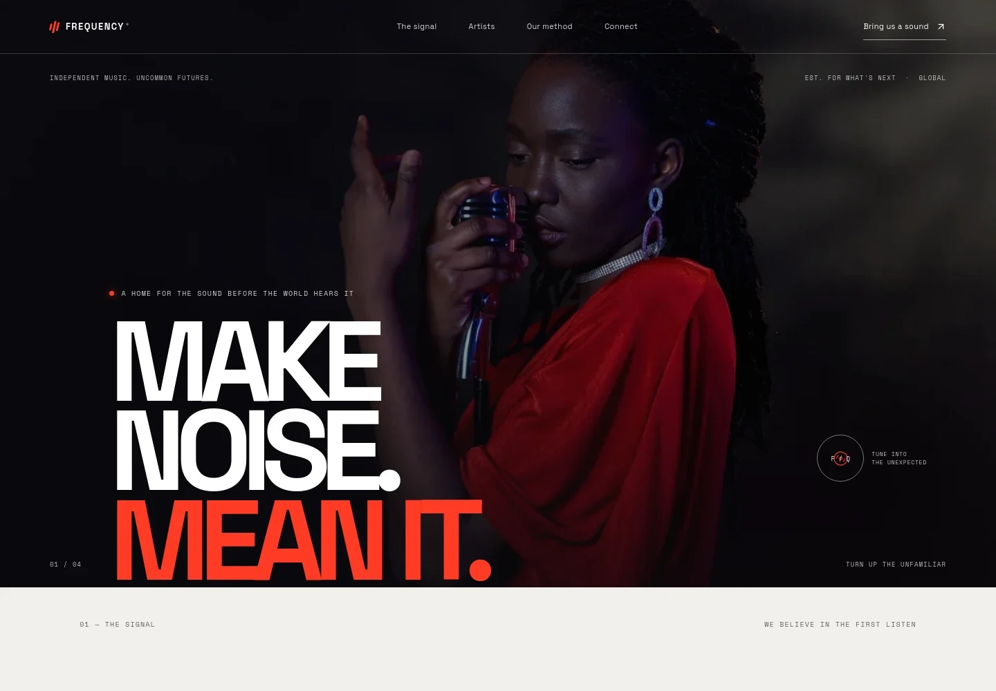 Music Portal Website Template