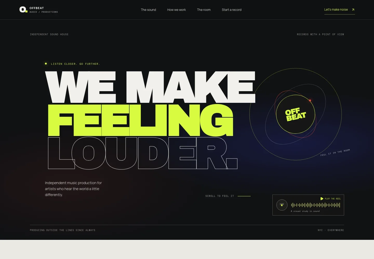 Music Production Website Template