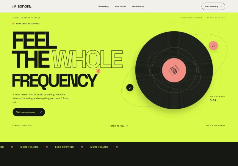Music Streaming Website Template