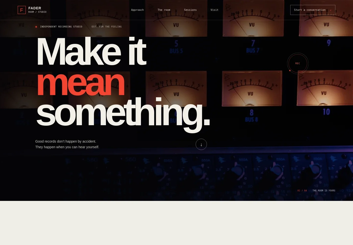 Music Studio Website Template