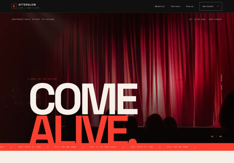 Music Venue Website Template
