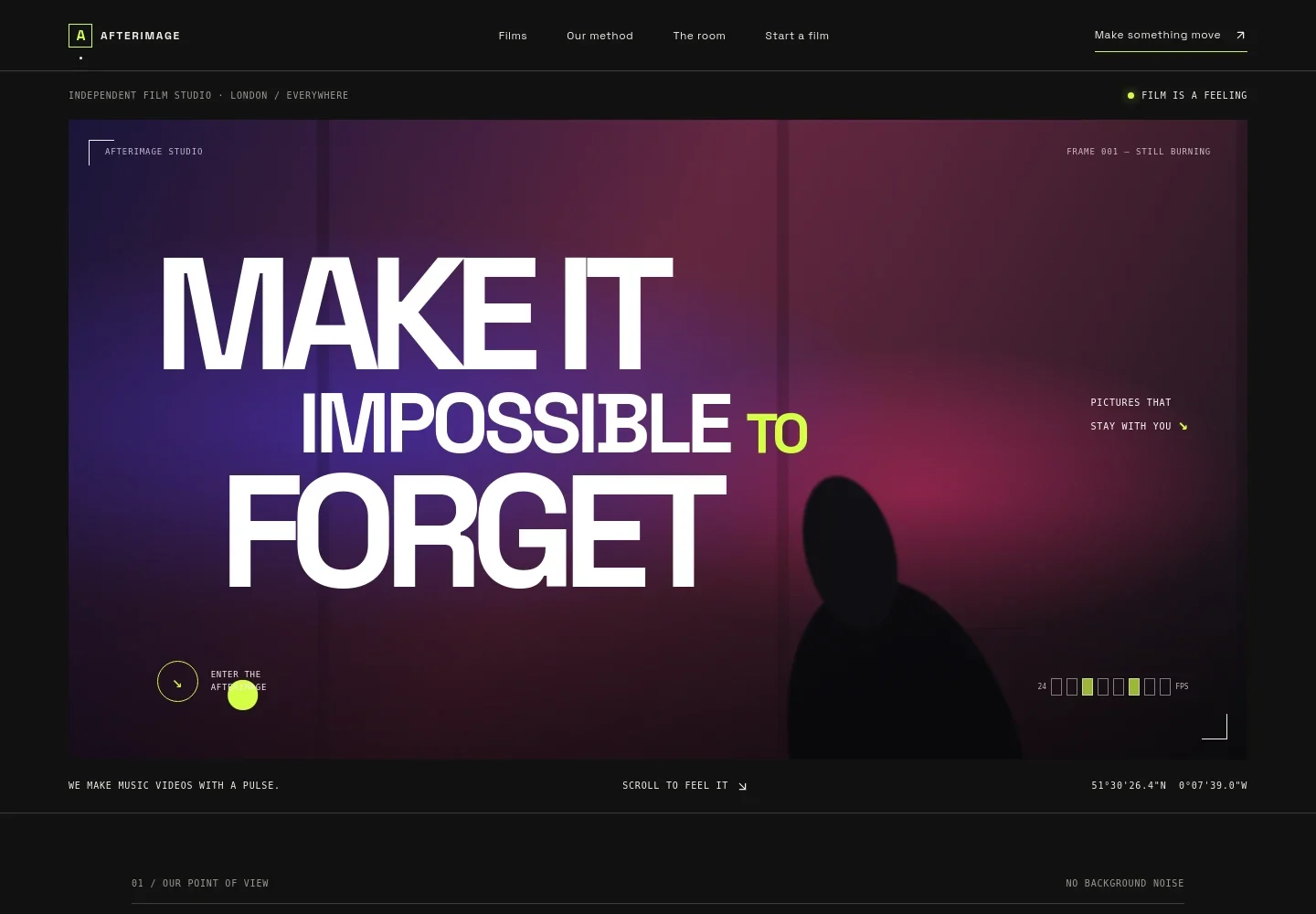Music Video Website Template