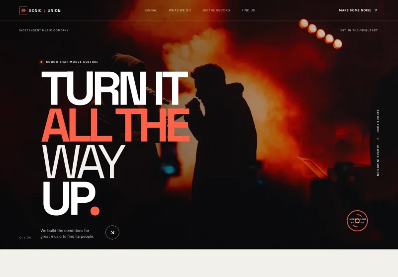 Musical Website Template