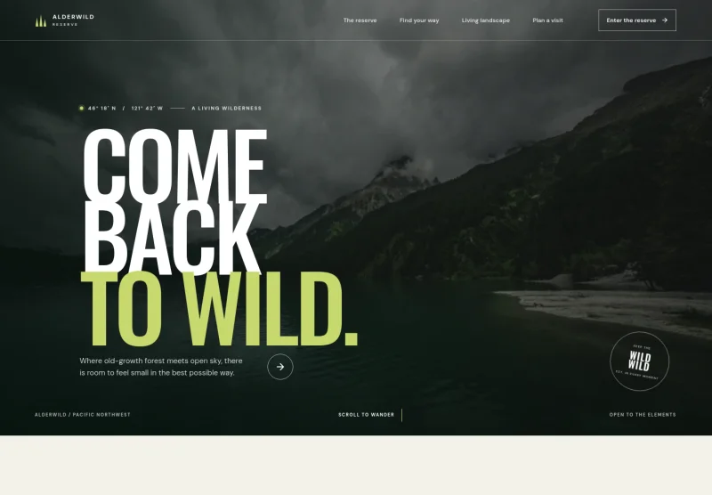 Natural Park Website Template