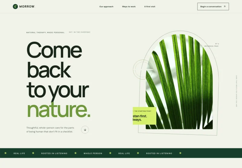 Natural Therapy Website Template