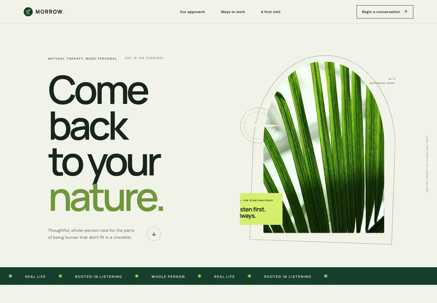 Natural Therapy Website Template