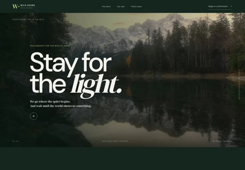 Nature Photography Website Template