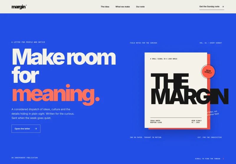 Newsletter Website Template