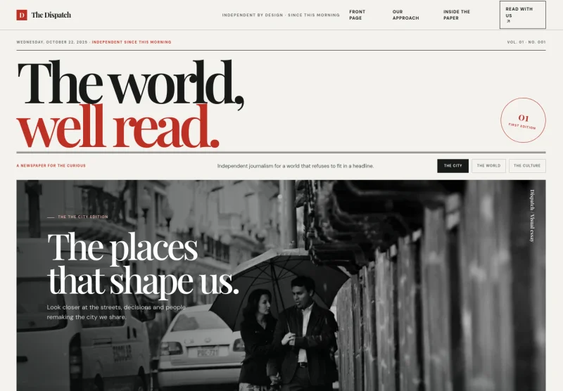 Newspaper Website Template