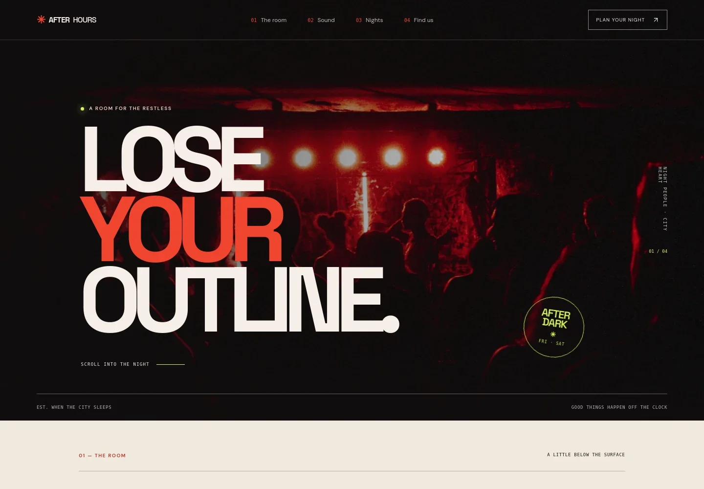 Nightclub Website Template