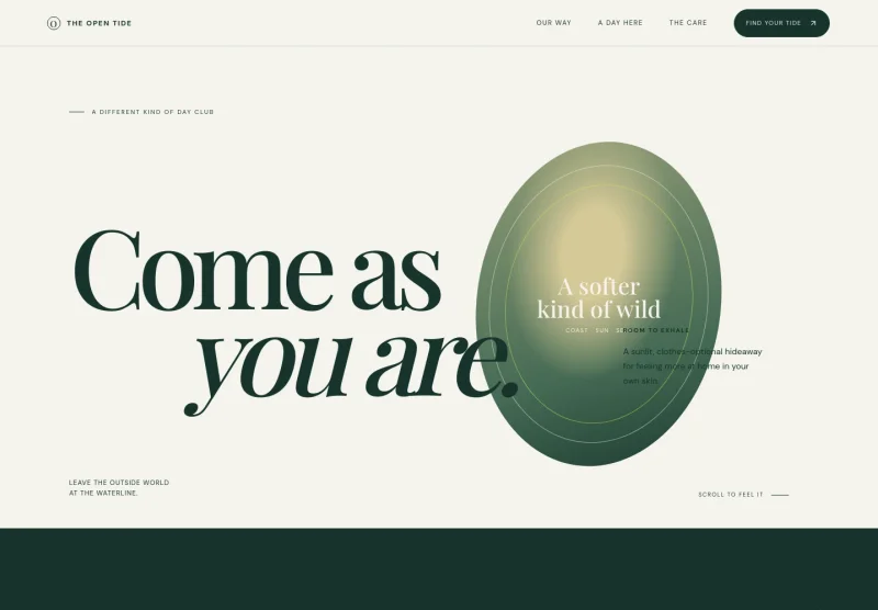 Nudist Club Website Template