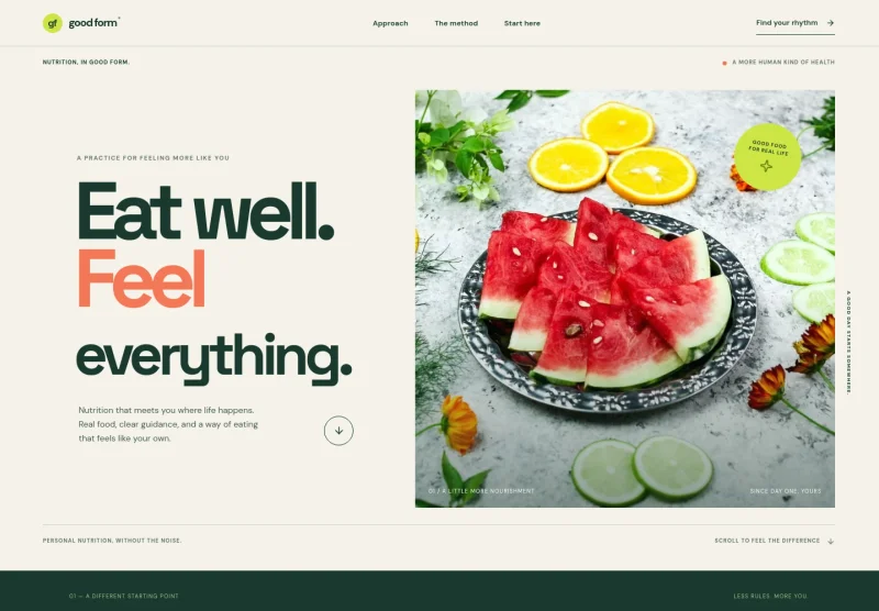 Nutrition Website Template