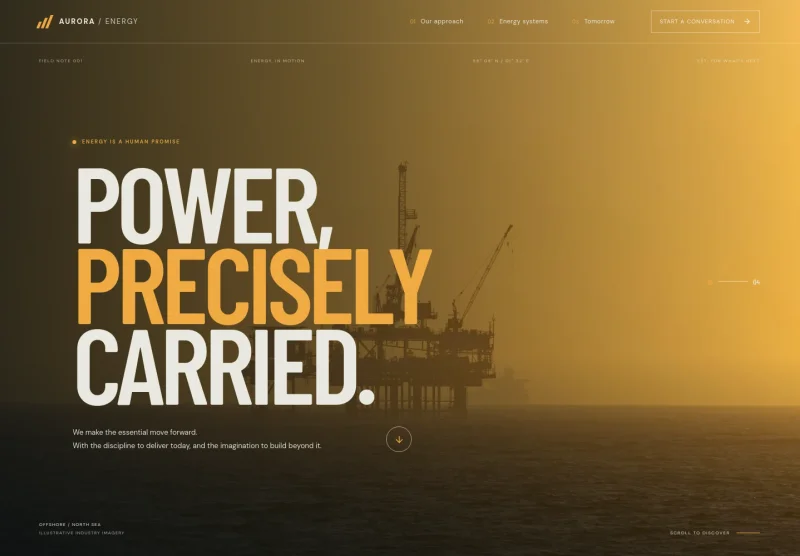 Oil And Gas Website Template