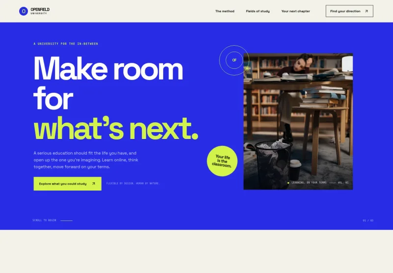 Online University Website Template