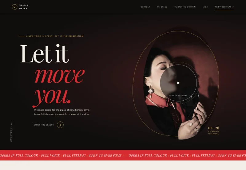 Opera Company Website Template