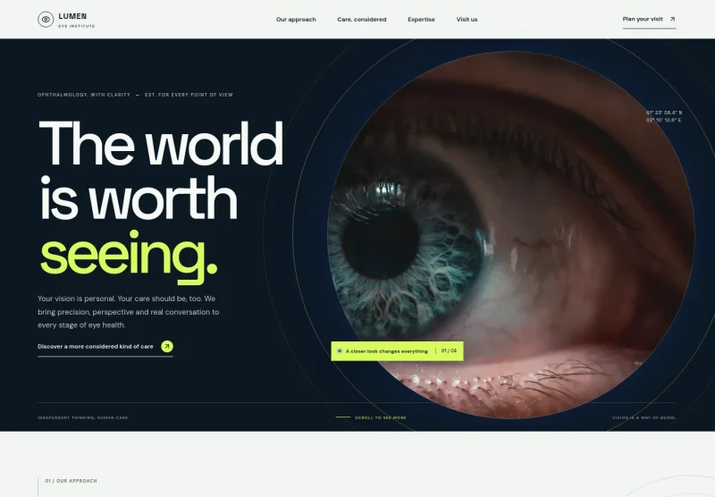 Ophthalmologist Website Template