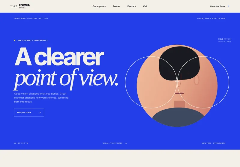Optician Website Template
