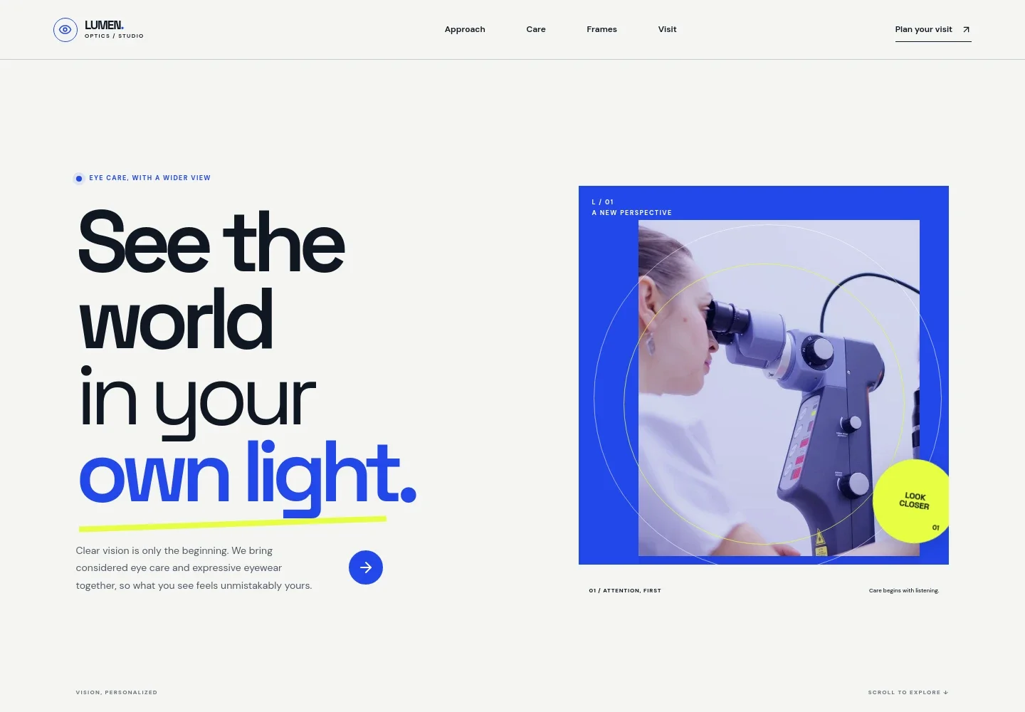 Optometry Website Template