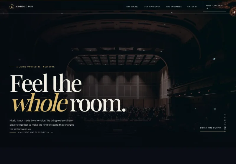 Orchestra Website Template