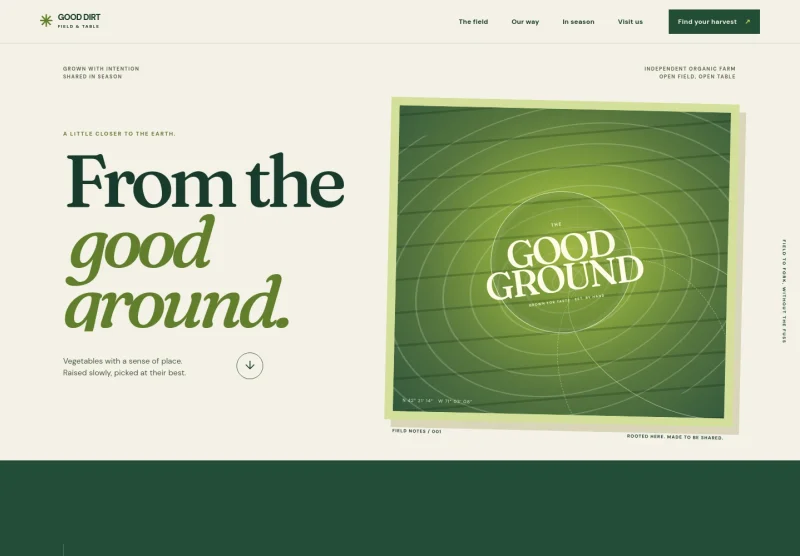 Organic Farm Website Template