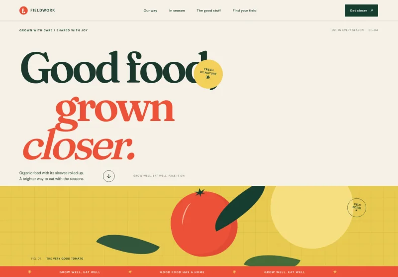 Organic Product Website Template