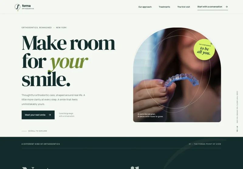 Orthodontist Website Template