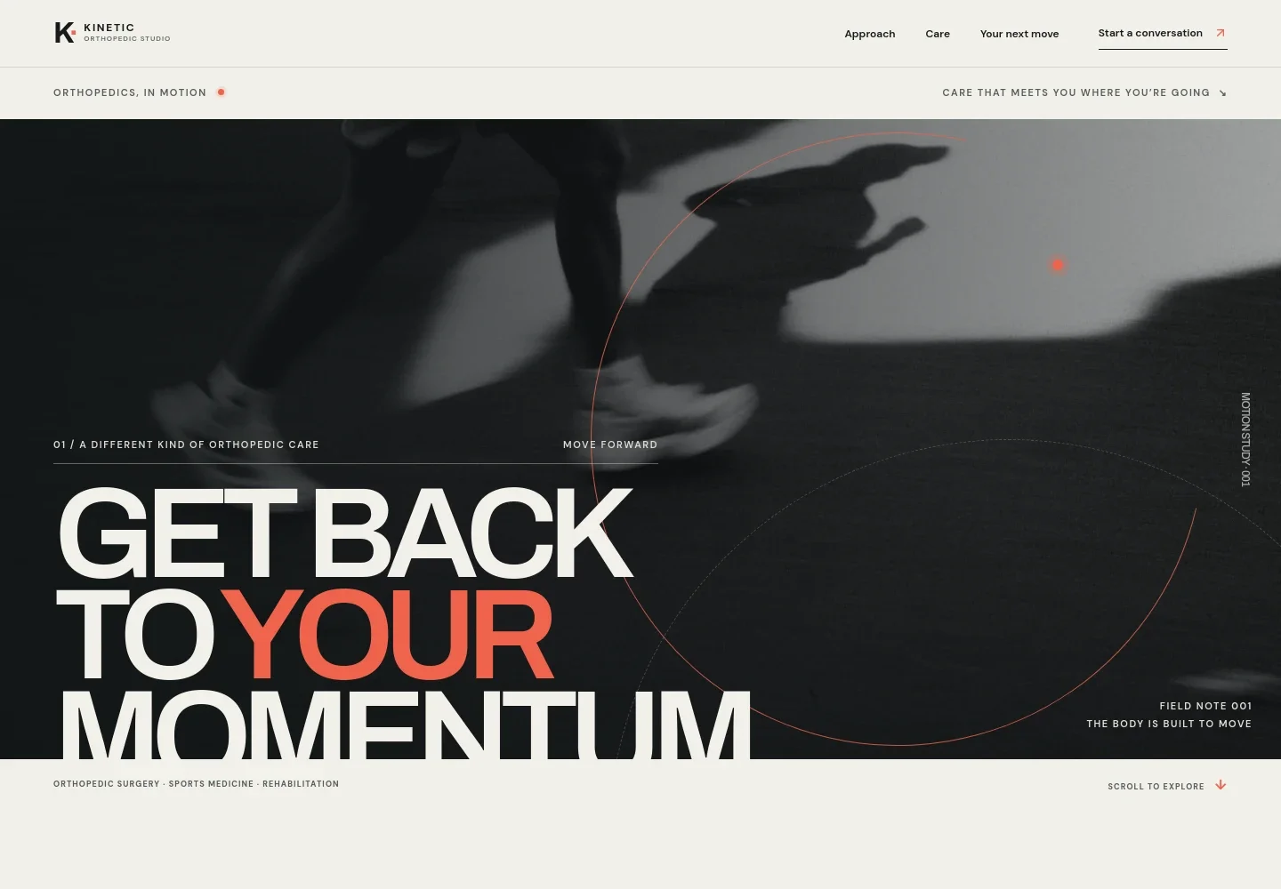 Orthopedics Website Template