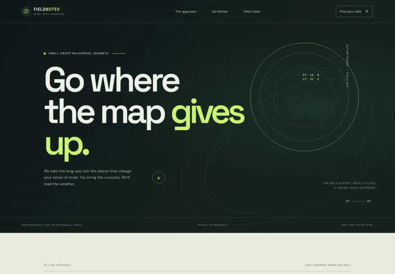 Outdoor Adventure Website Template