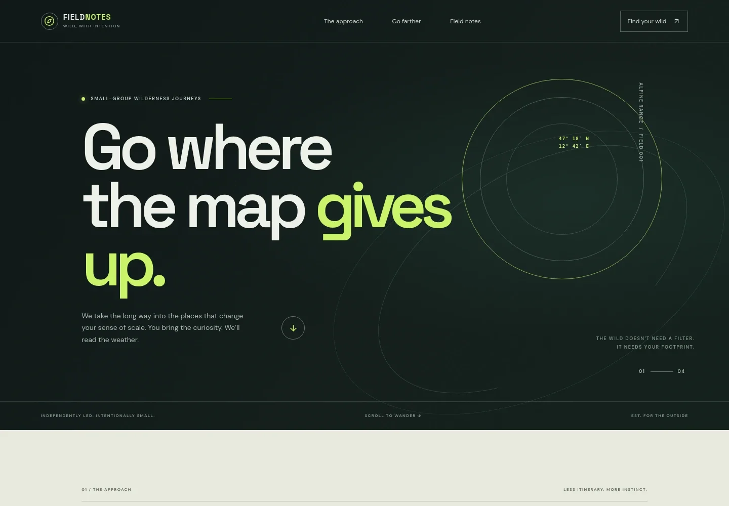 Outdoor Adventure Website Template