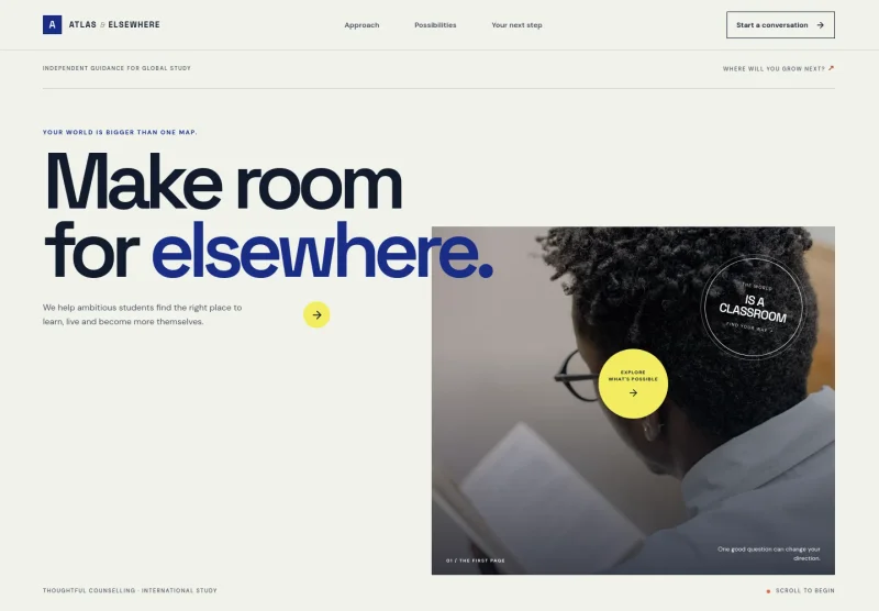 Overseas Education Website Template