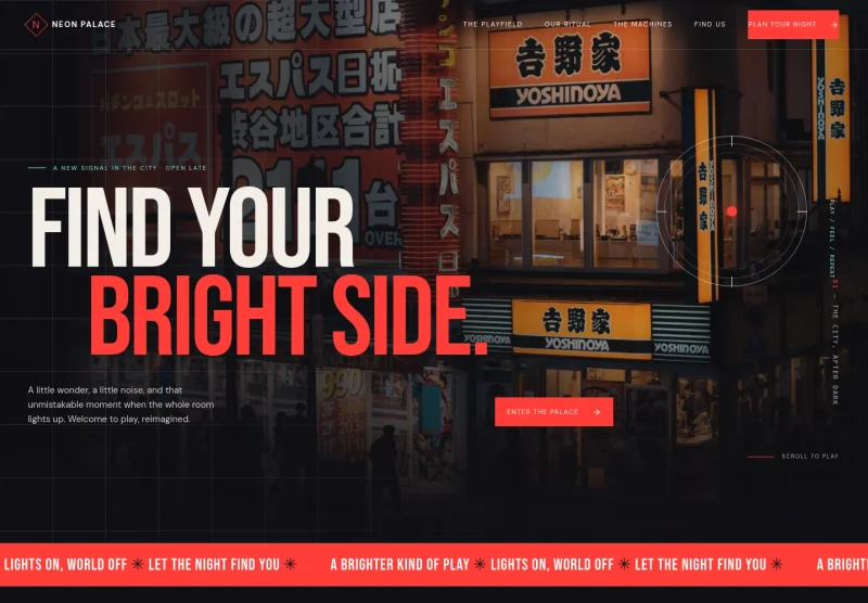 Pachinko Parlor Website Template