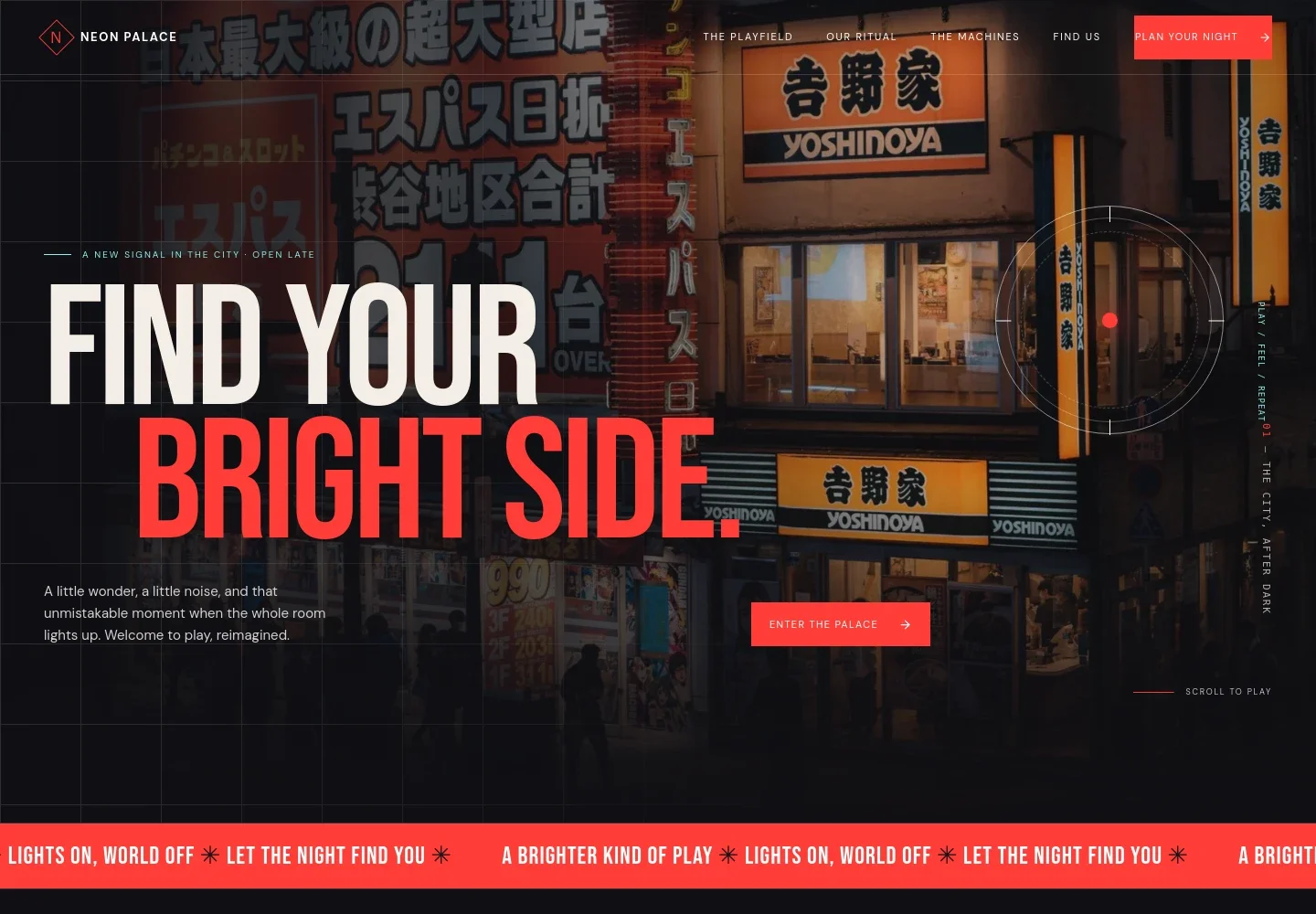 Pachinko Parlor Website Template