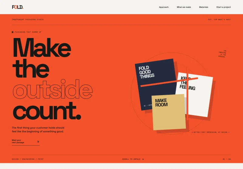 Packaging Company Website Template