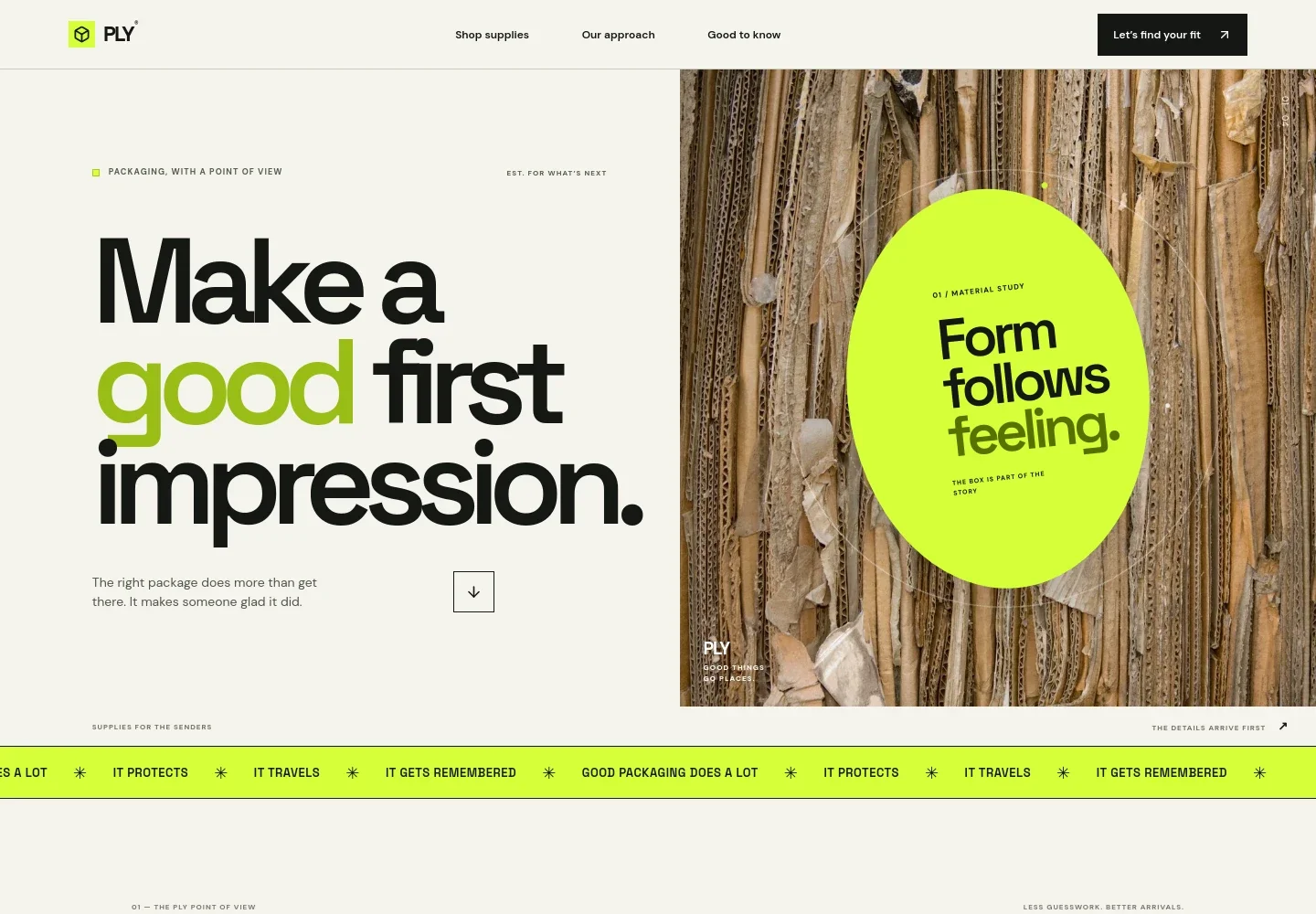 Packaging Supply Store Website Template
