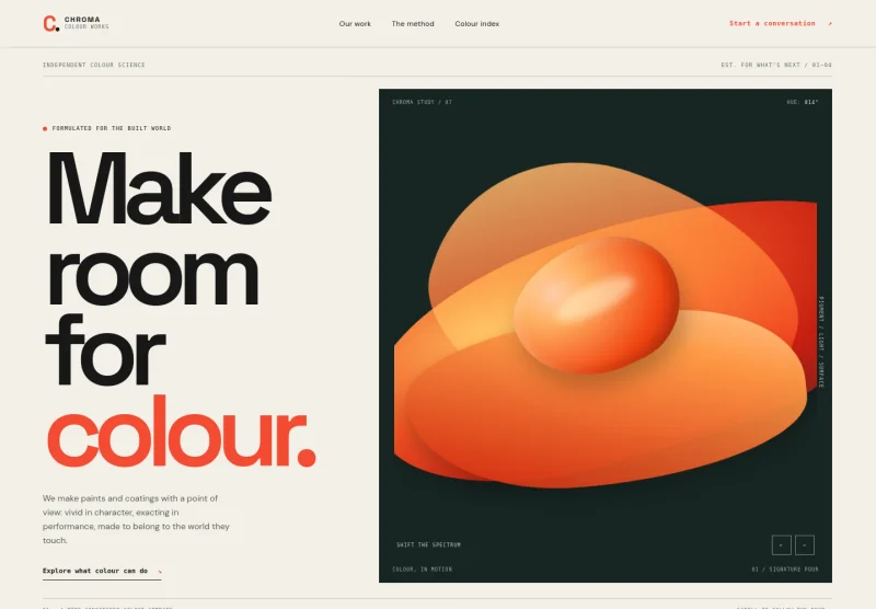 Paint Manufacturer Website Template