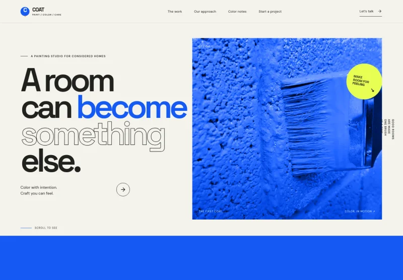 Painter Website Template
