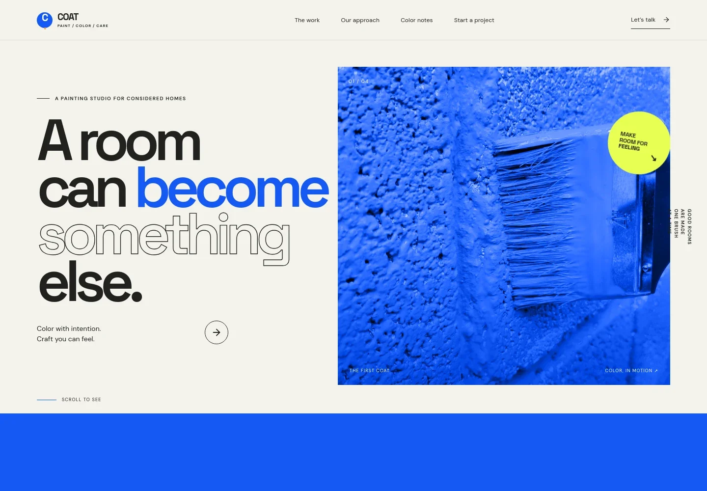 Painter Website Template