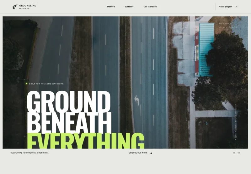 Paving Website Template