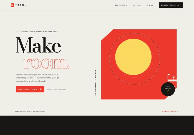 Performing Arts Website Template