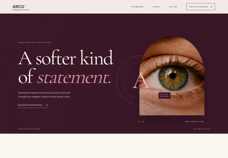 Permanent Makeup Website Template