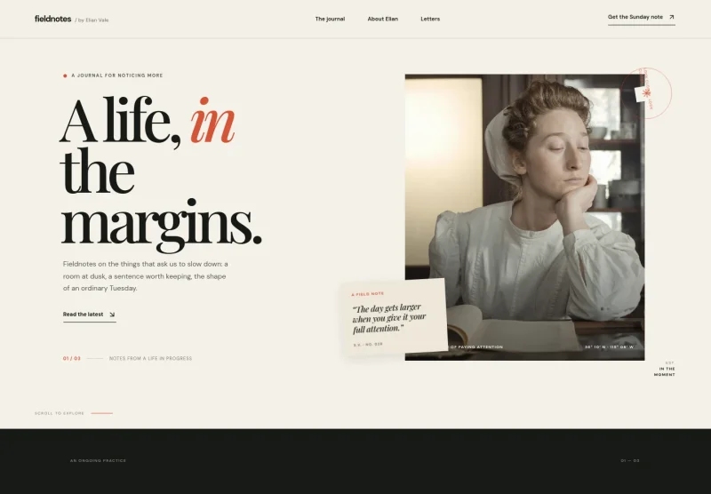 Personal Blog Website Template
