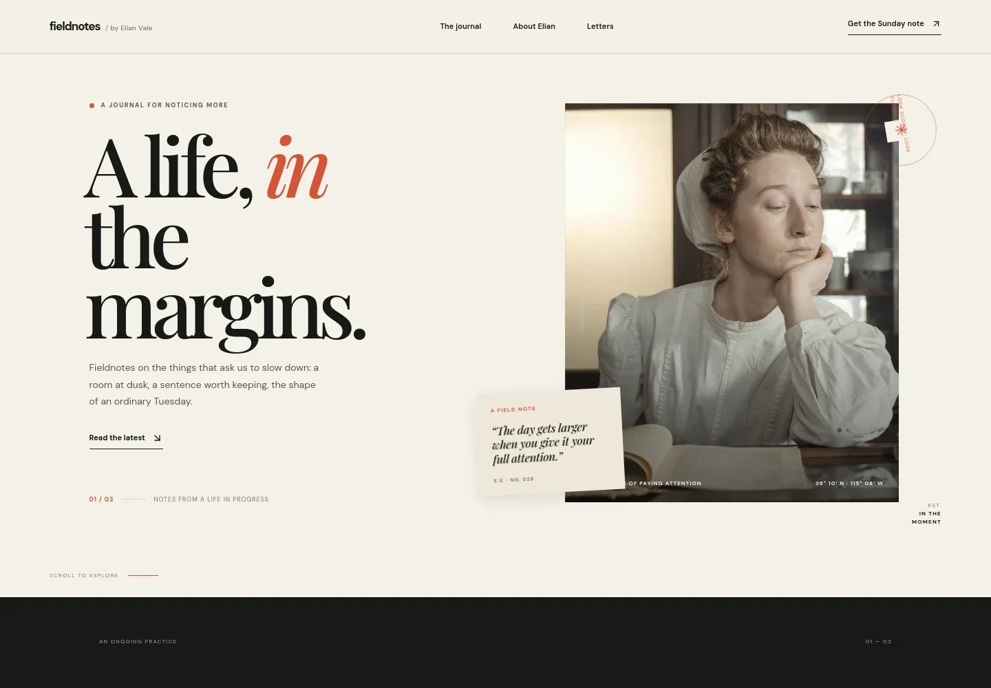 Personal Blog Website Template
