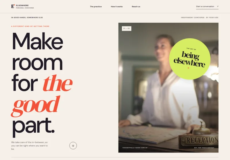 Personal Concierge Service Website Template
