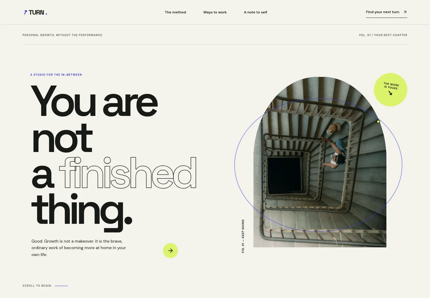 Personal Development Website Template