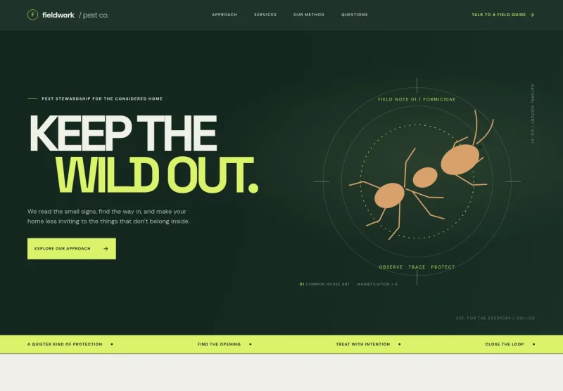 Pest Control Website Template
