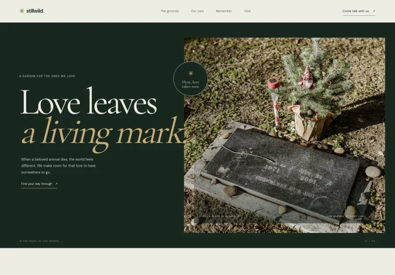 Pet Cemetery Website Template
