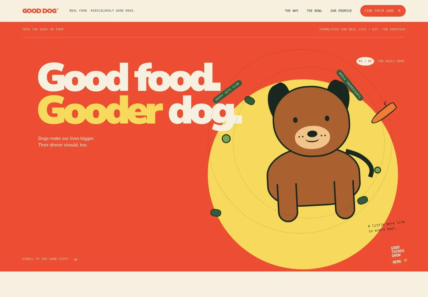 Pet Food Website Template