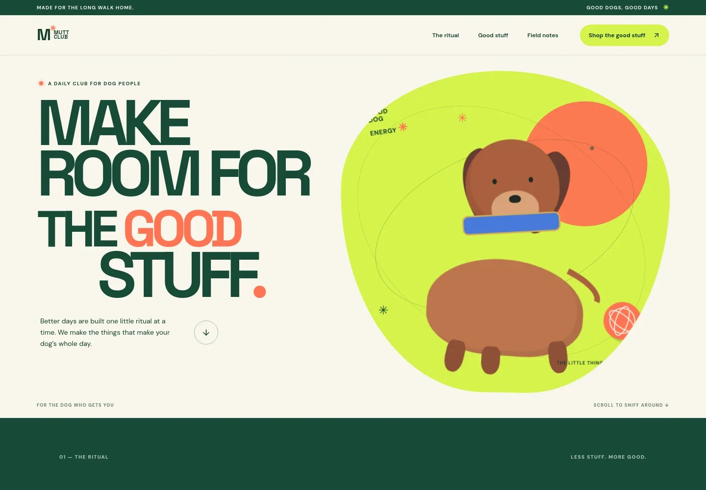 Pet Supplies Website Template