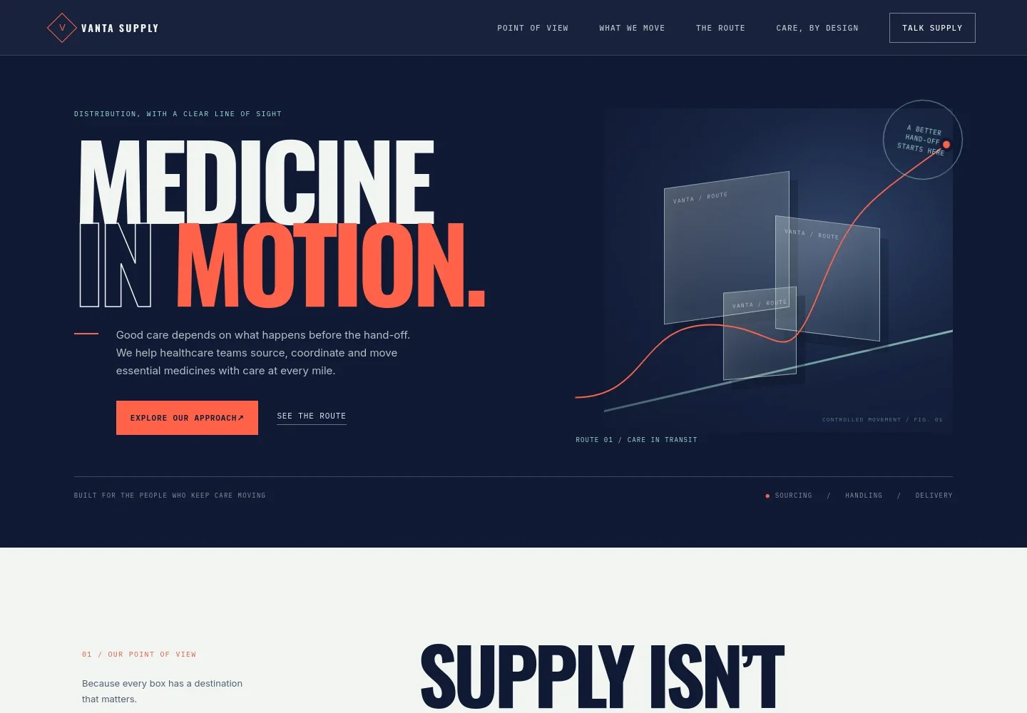 Pharmaceutical Products Wholesaler Website Template