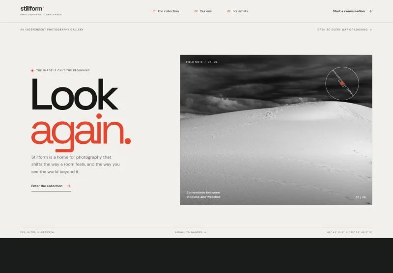 Photography Gallery Website Template